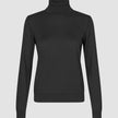 Fine Knit Turtleneck Black