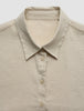 Linen Set Sandy Beige Short Sleeved Shirt & Relaxed Pants