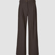 Serene Pants Wide Walnut Herringbone