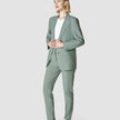 Essential Suit Tapered Calm Green Melange