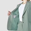 Essential Suit Tapered Calm Green Melange