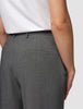 Essential Pants Wide Dark Grey Melange
