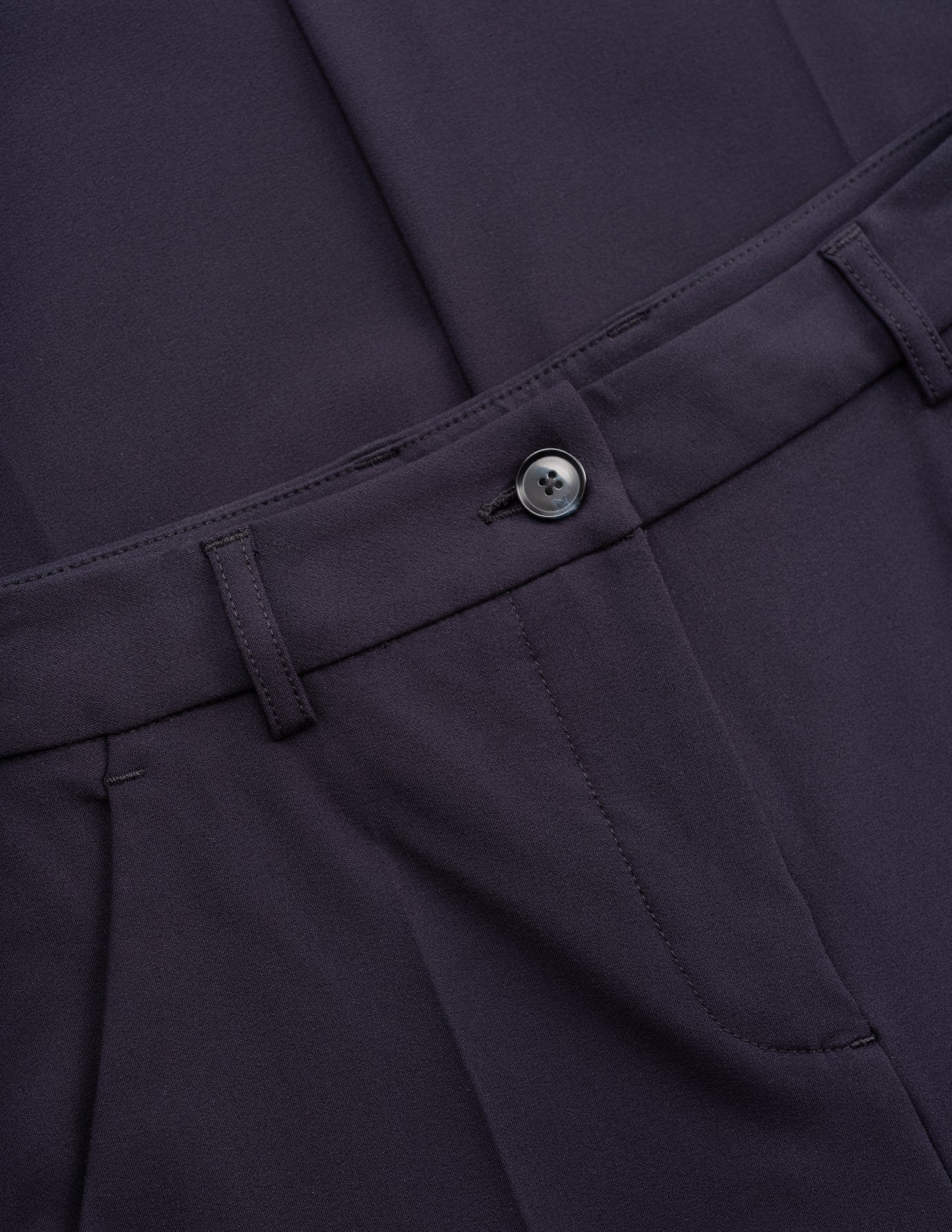 Essential Pants Wide Midnight Blue