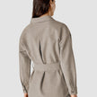 Belted Overshirt Cloud Beige