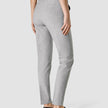 Essential Pants Tapered Light Grey Pinstriped