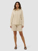 Women's Linen Shirt Sandy Beige