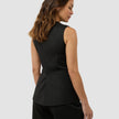 Skye Set Black Long Vest & Shorts