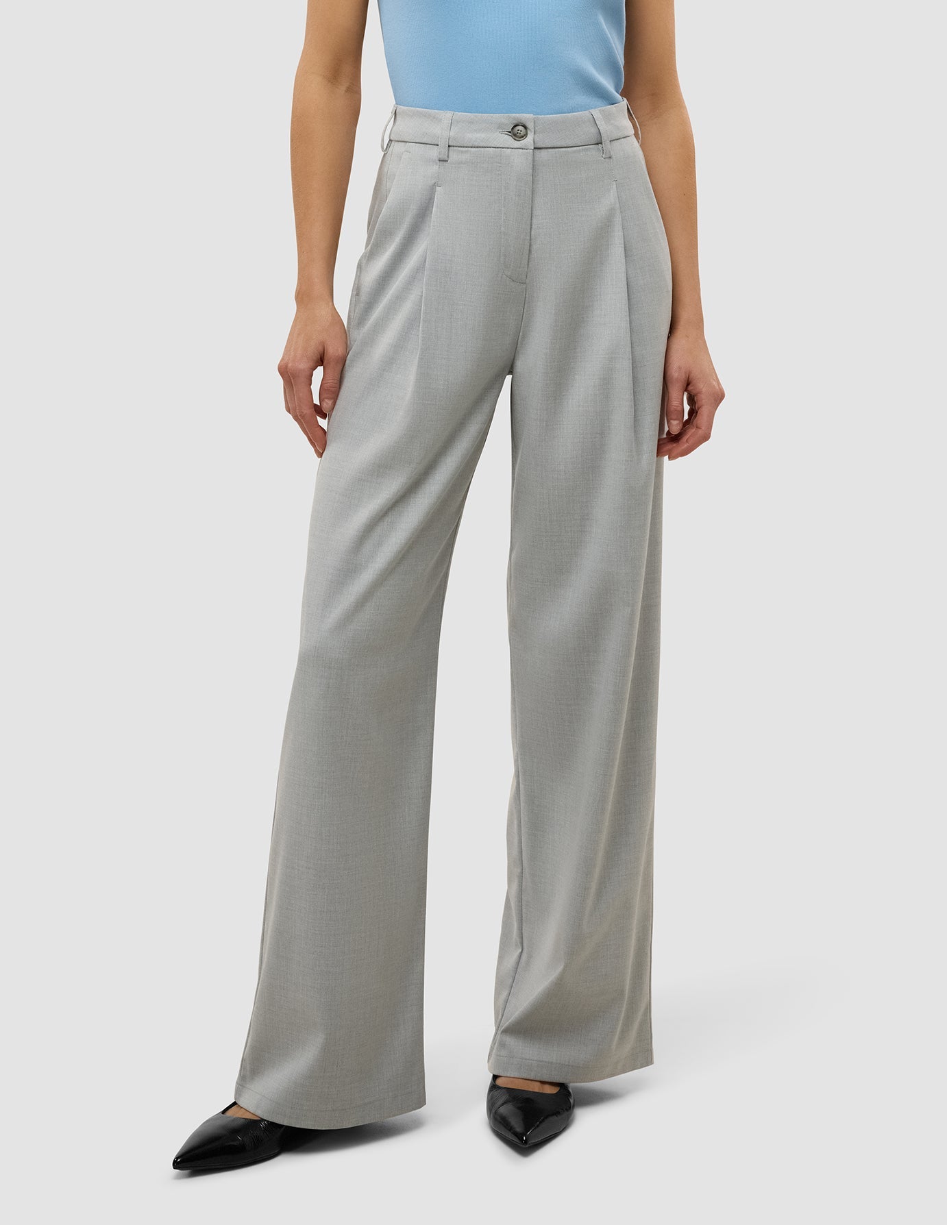 Women's Skye Pants Wide Grey Pine Melange