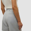 Skye Set Grey Pine Melange Long Vest & Shorts