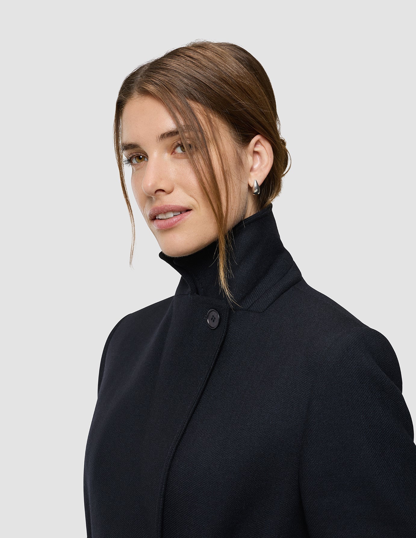 Women's Wool Coat Black