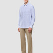 All-Day Oxford Shirt Navy Stripes