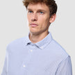 All-Day Oxford Shirt Navy Stripes