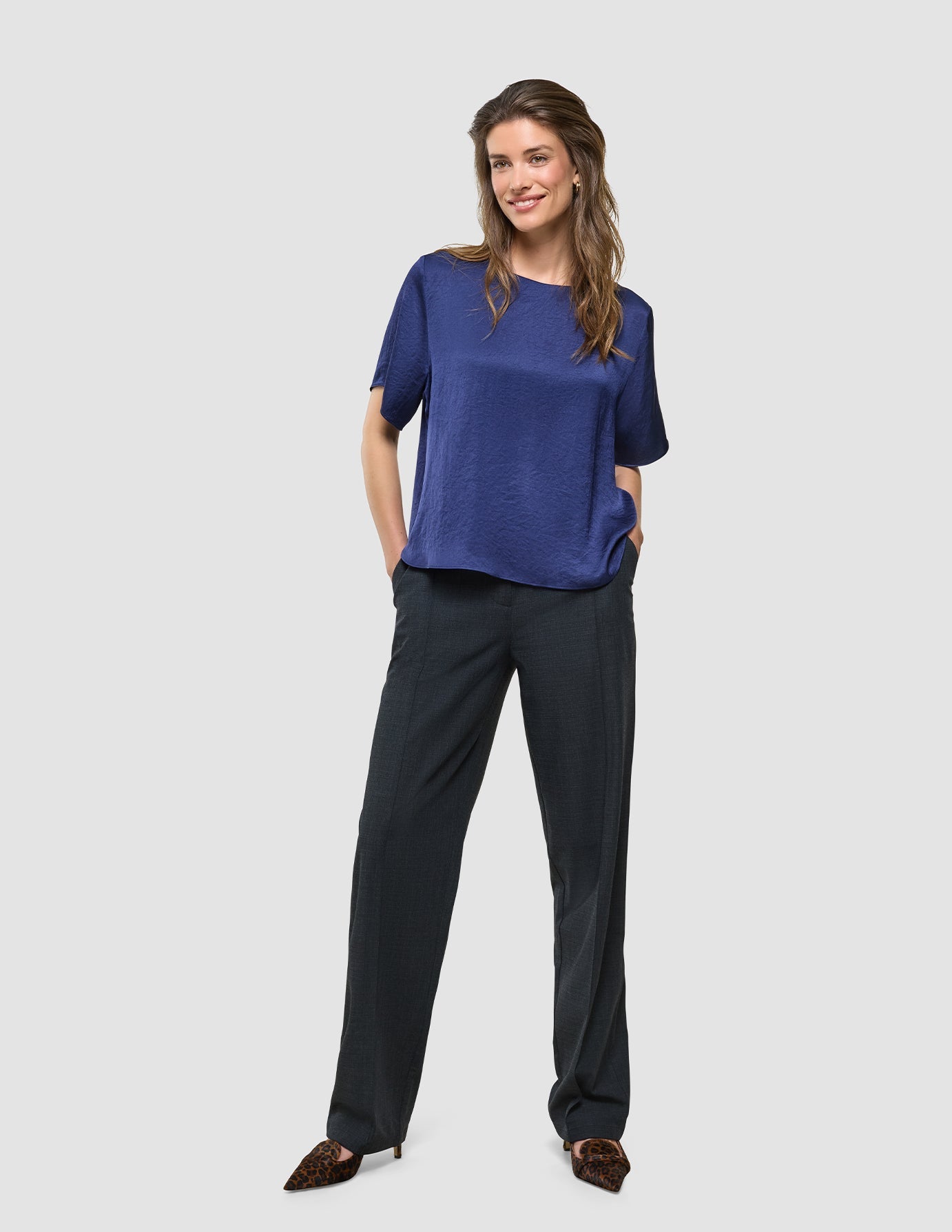 Women's Amara Blouse Navy