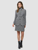 Women Ashryn Blazer Domino Herringbone
