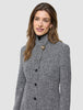 Ashryn Set Domino Herringbone Blazer and Short Skirt