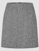 Ashryn Set Domino Herringbone Blazer and Short Skirt