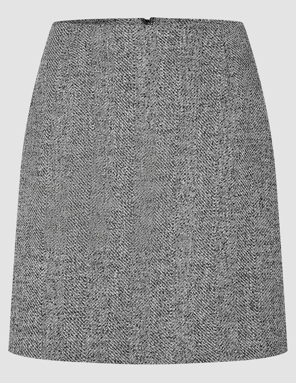Ashryn Set Domino Herringbone Blazer and Short Skirt