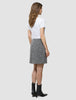 Women Ashryn Short Skirt Domino Herringbone