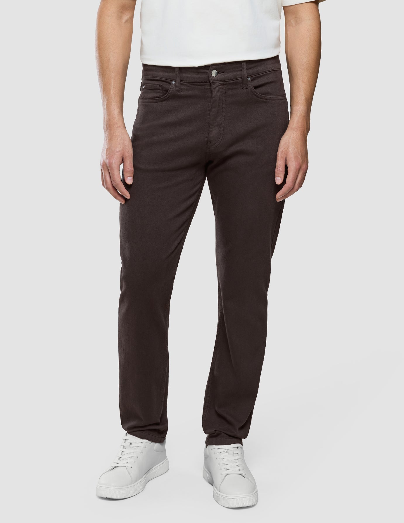 Classic 5-Pocket Pants Slim Dark Brown