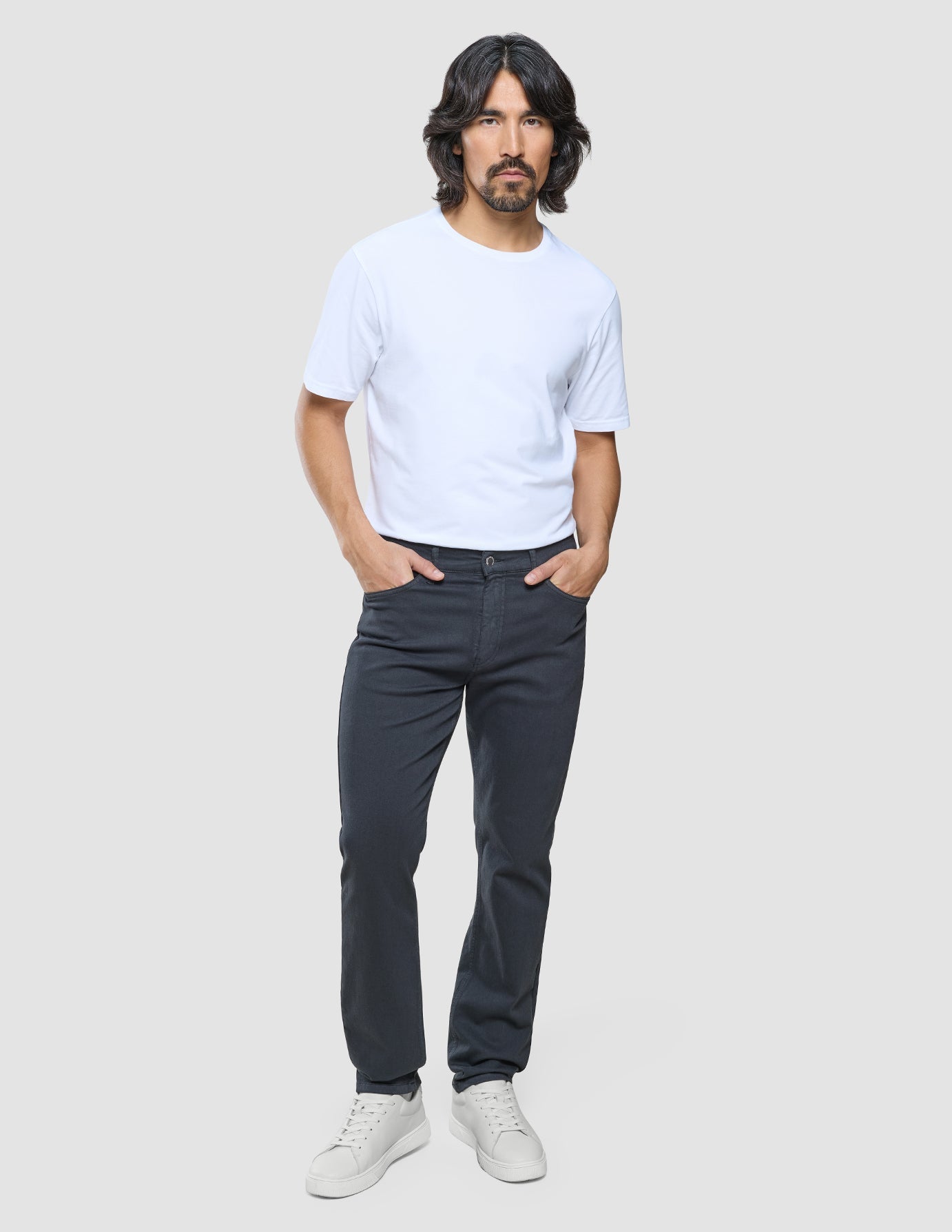 Classic 5-Pocket Pants Slim Dark Grey