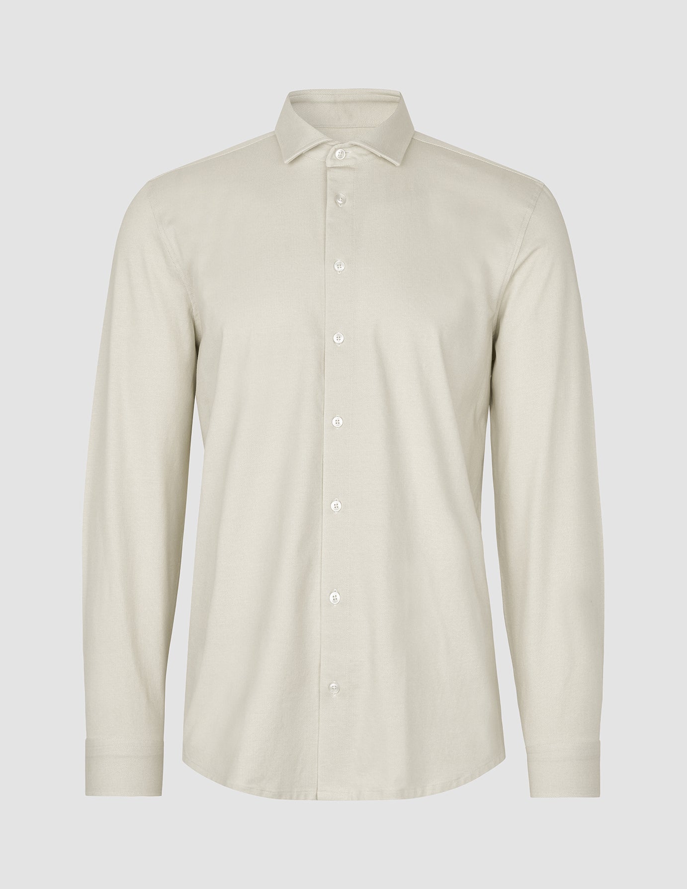 Classic Shirt Beige Twill Slim