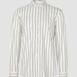 Classic Shirt Sand Herringbone Stripes Slim