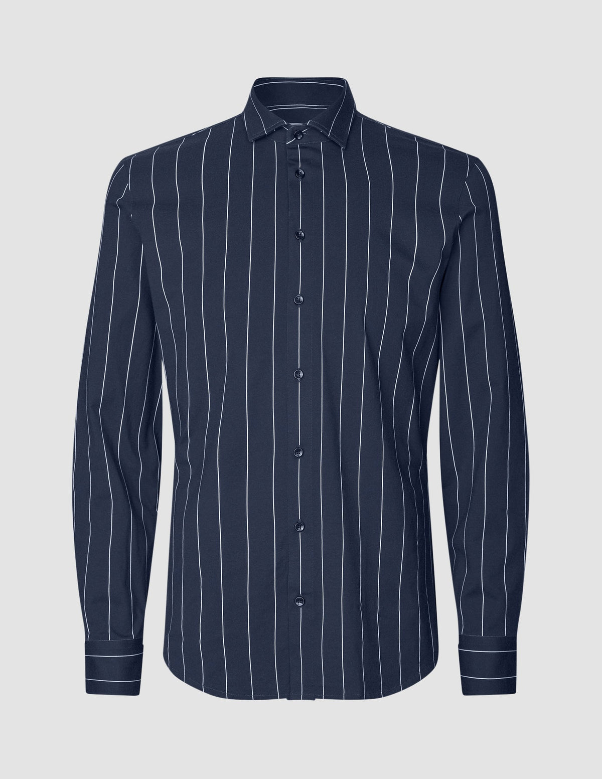 Classic Shirt Midnight Pinstripes Regular