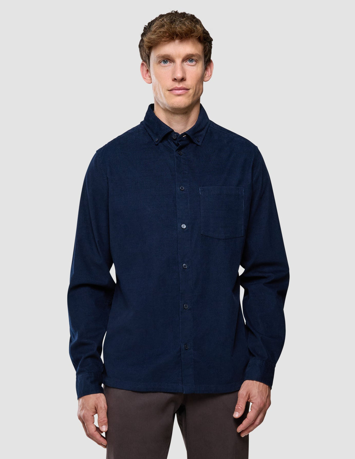 Corduroy Shirt Dark Navy