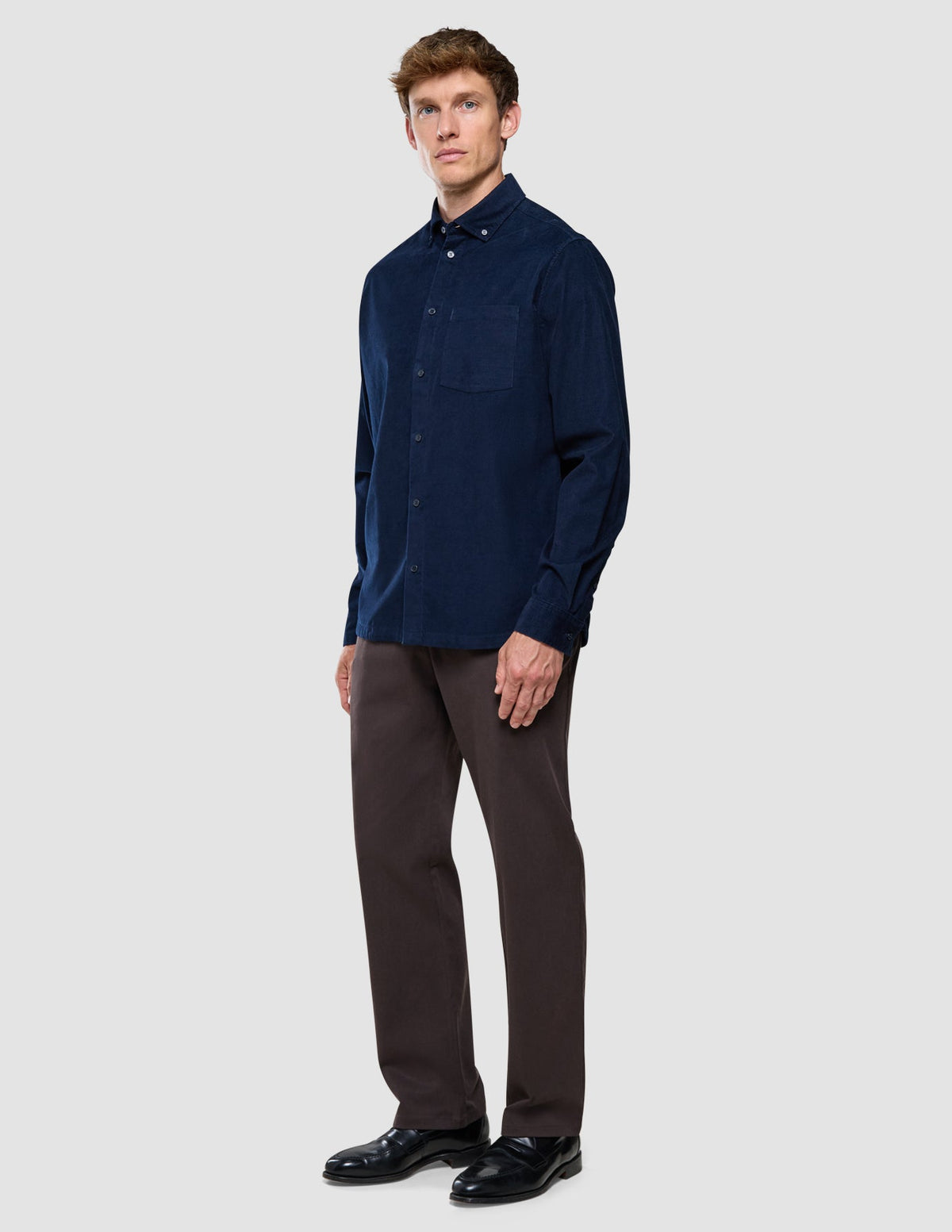 Corduroy Shirt Dark Navy