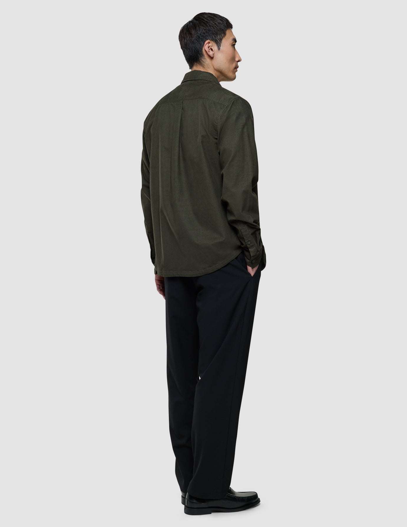 Corduroy Shirt Nightfall Green