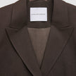 Women Ease Blazer Mocha Melange