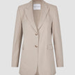 Women Ease Blazer Vanilla Melange