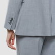 Women Ease Blazer Steel Melange