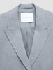 Women Ease Blazer Steel Melange