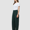 Women Ease Pants Straight Evergreen