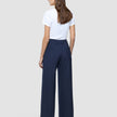 Women Ease Pants Wide Blue Nights