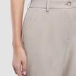 Women Ease Pants Wide Vanilla Melange