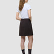 Women Ease Short Skirt Mocha Melange