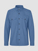 Ease Overshirt Blue Mirage