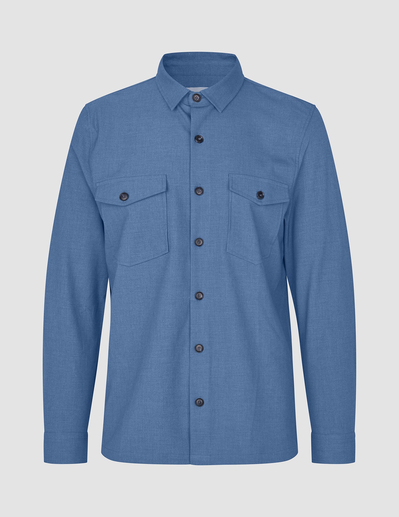 Ease Overshirt Blue Mirage