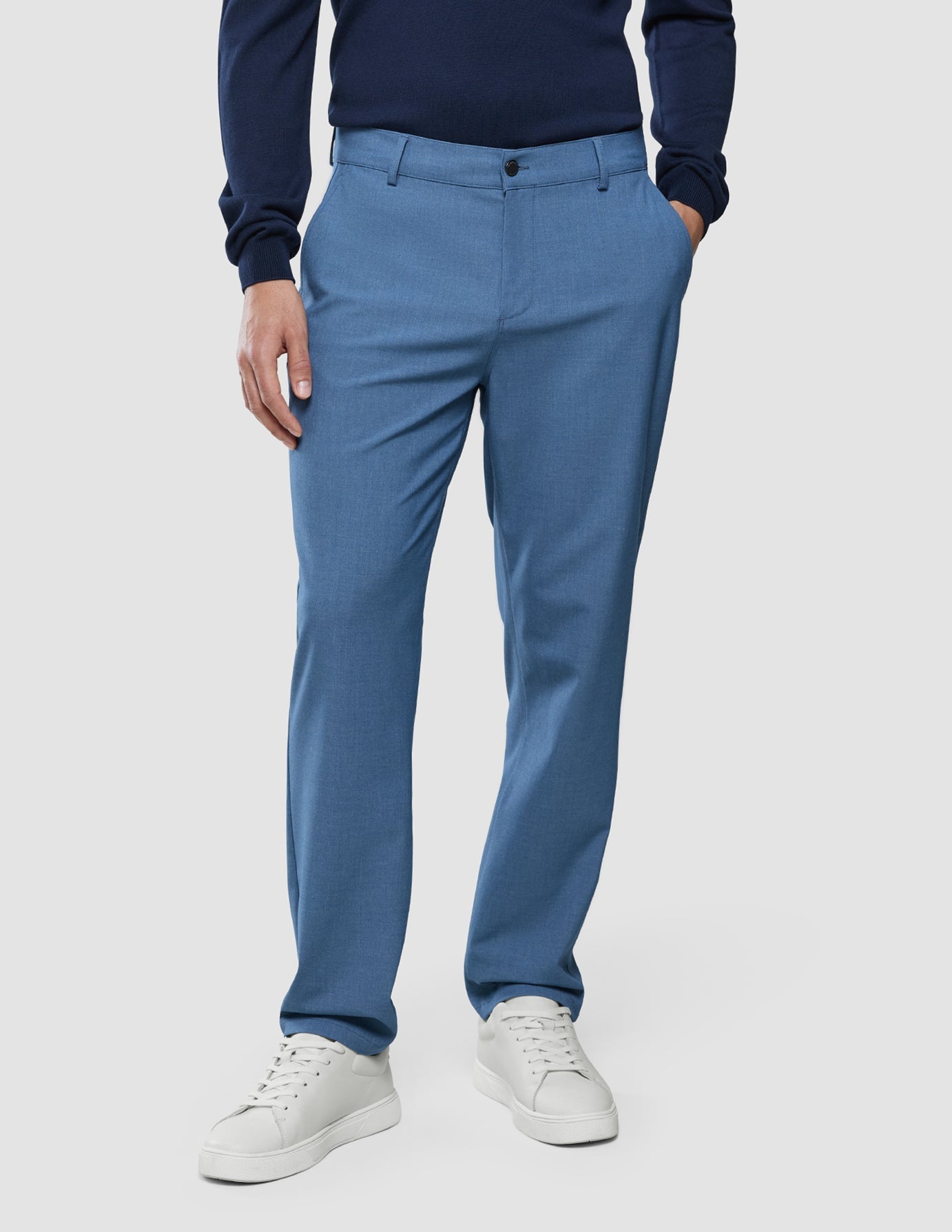 Ease Pants Regular Blue Mirage