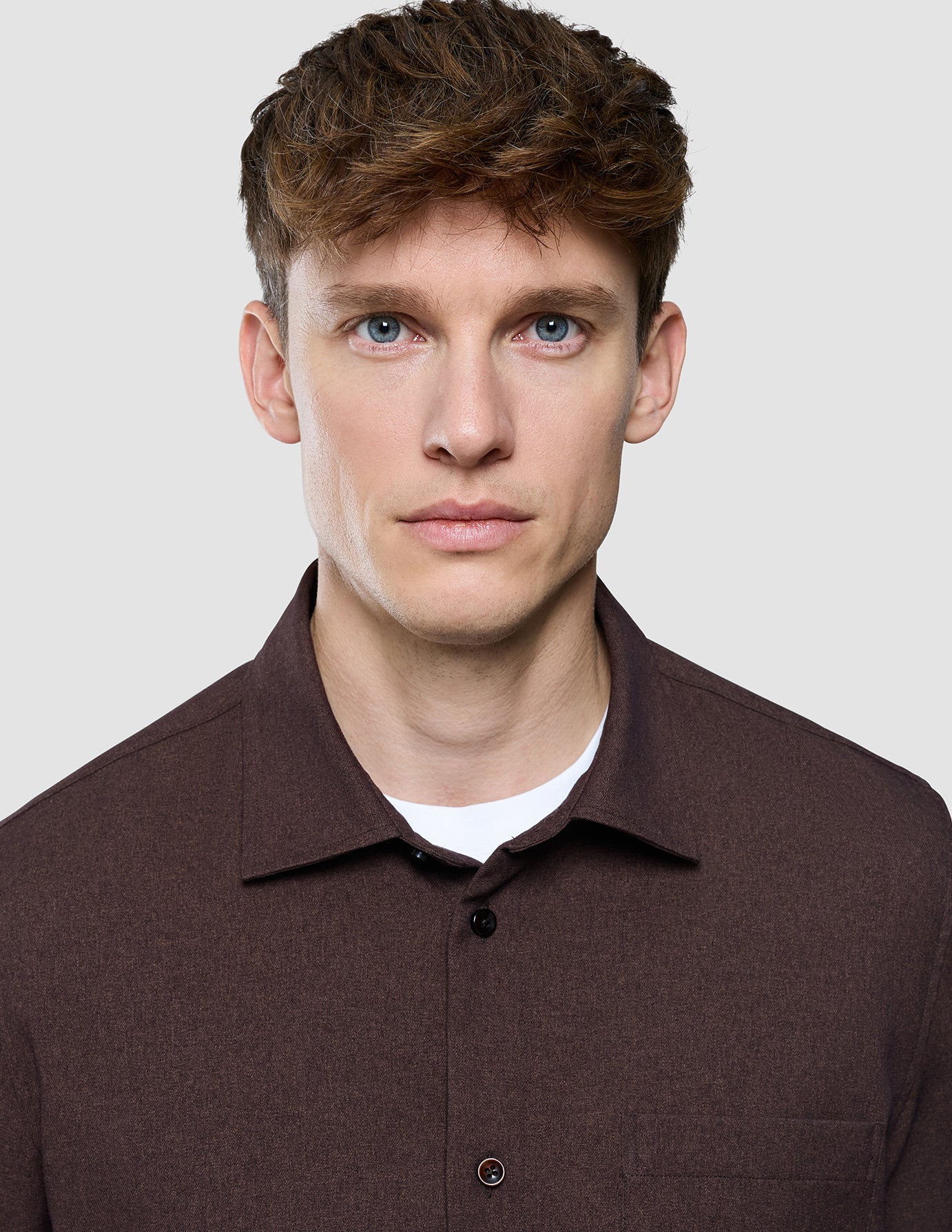 Effortless Shirt Dark Brown