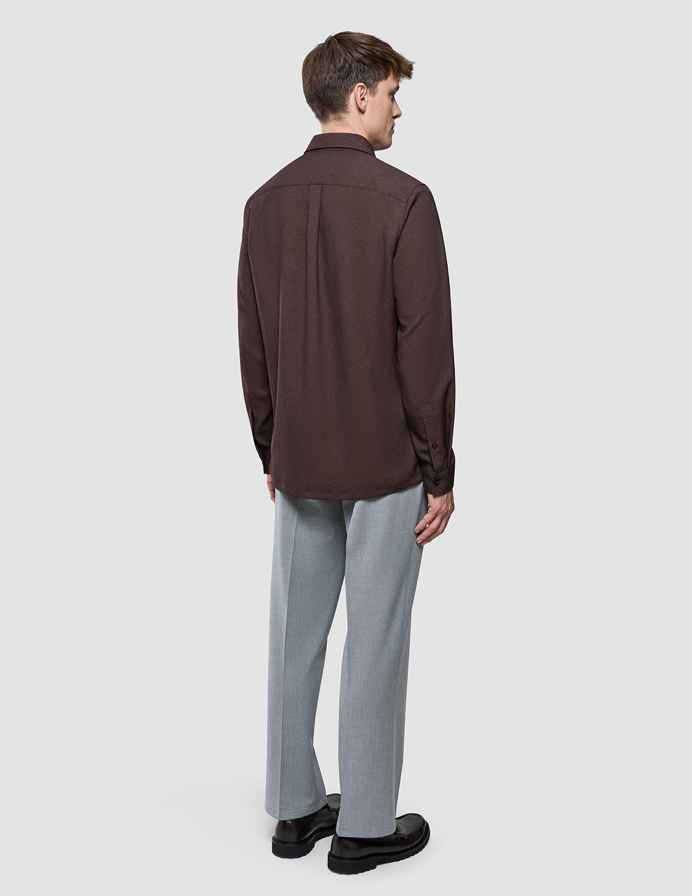 Effortless Shirt Dark Brown