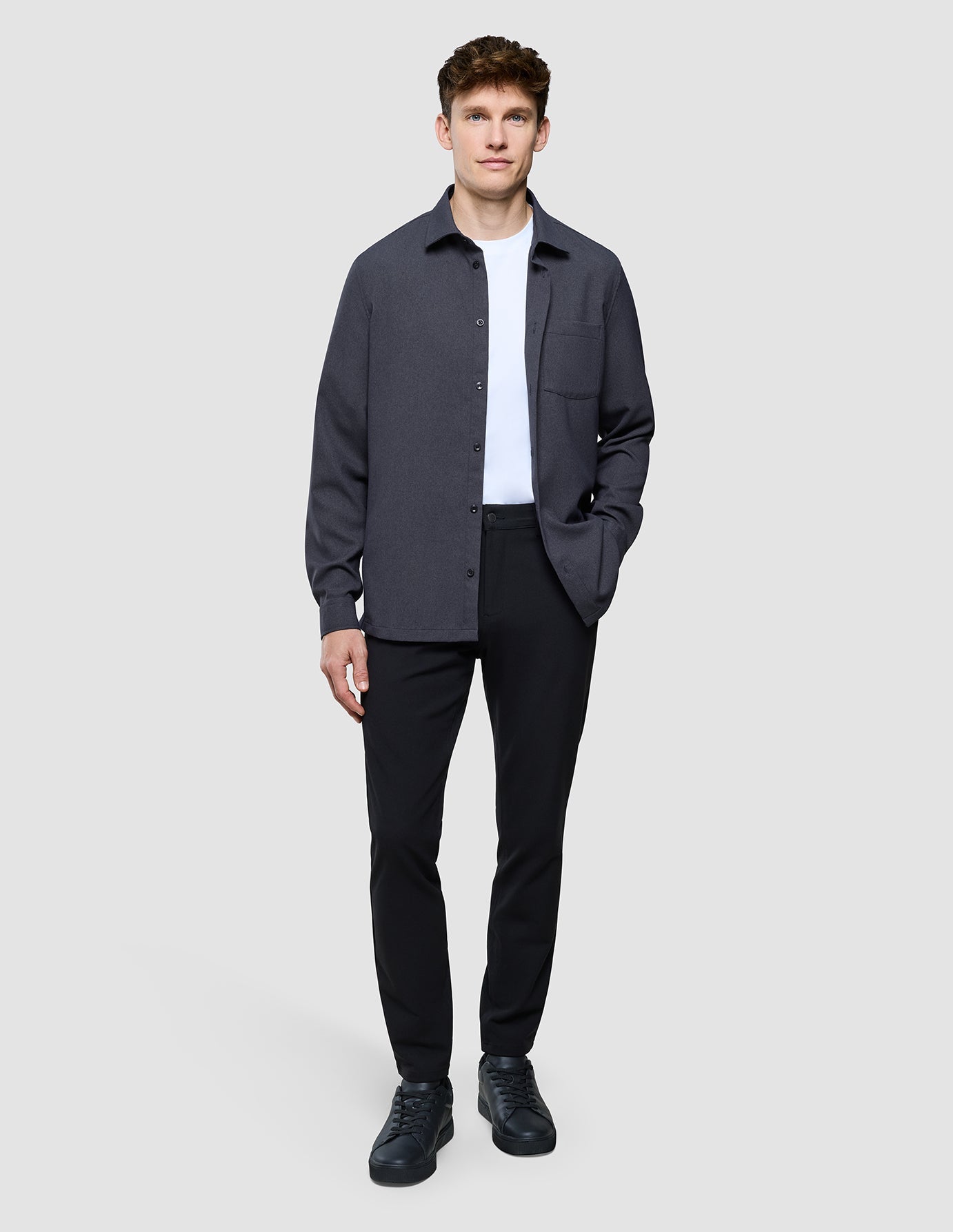 Effortless Shirt Dark Grey