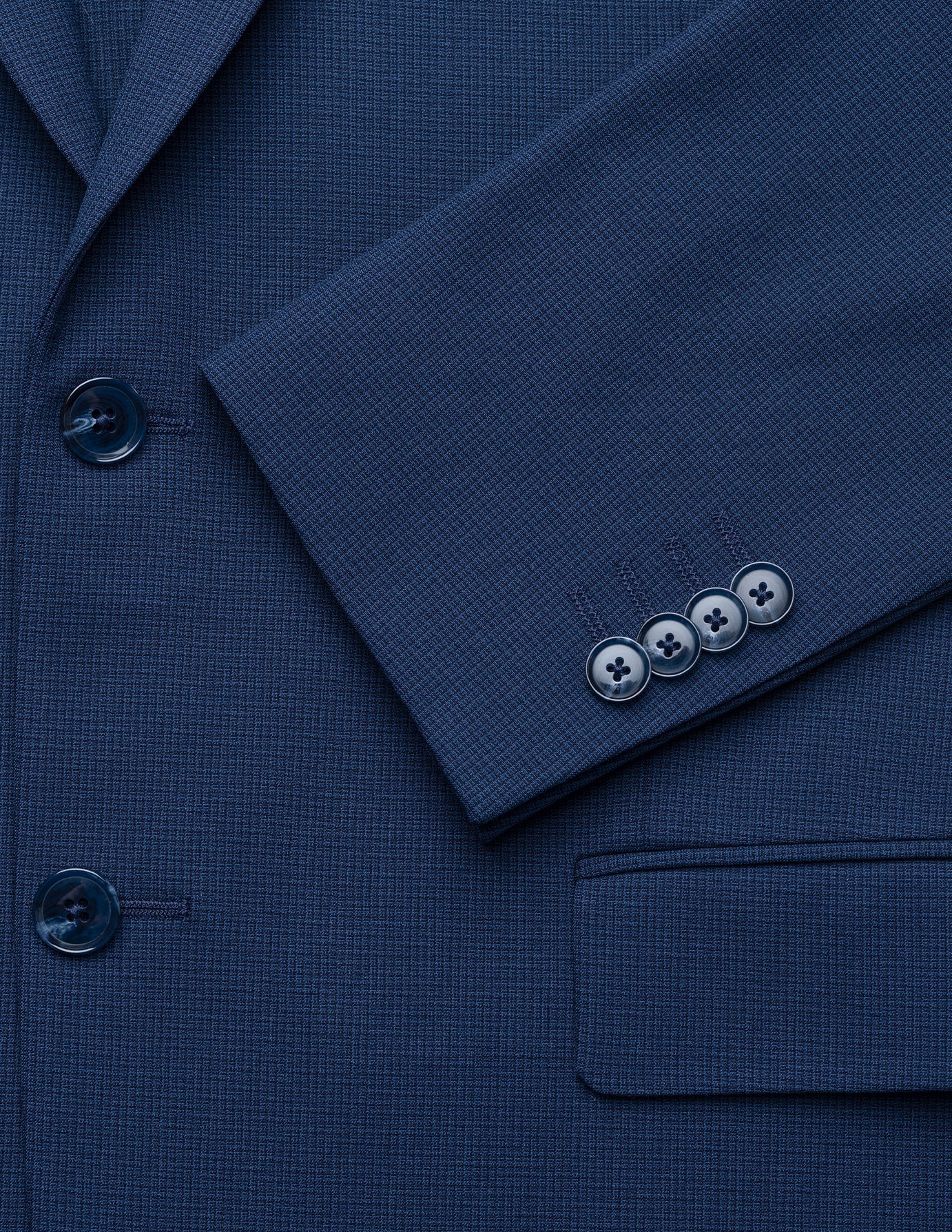 Essential Blazer Regular Navy Checks