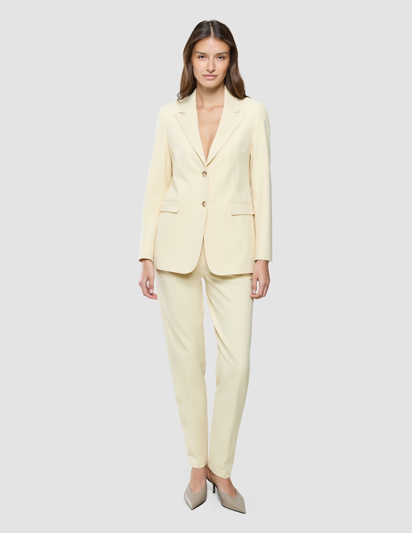 Women Essential Blazer Misty Yellow