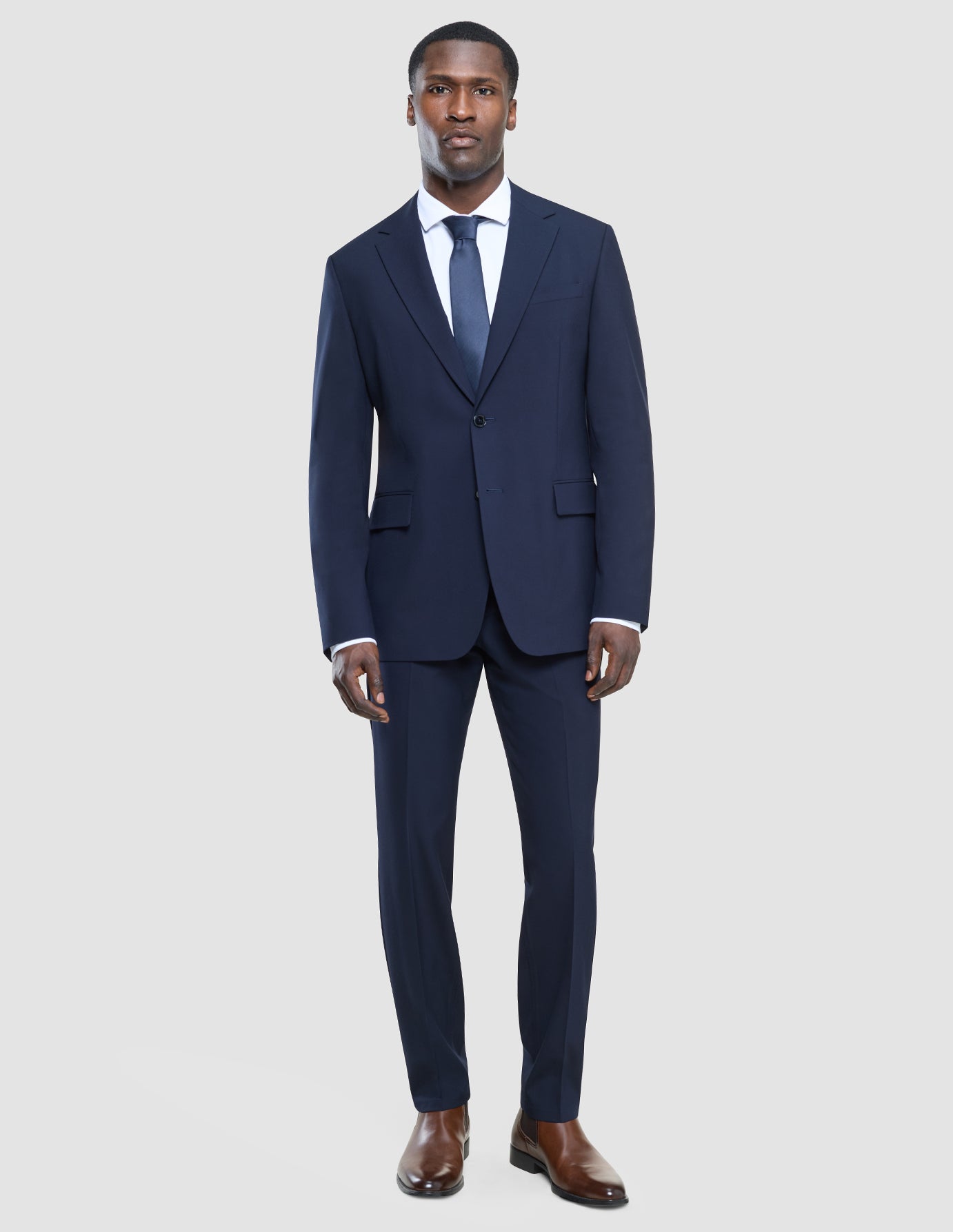Essential Suit Pants Regular Midnight Blue
