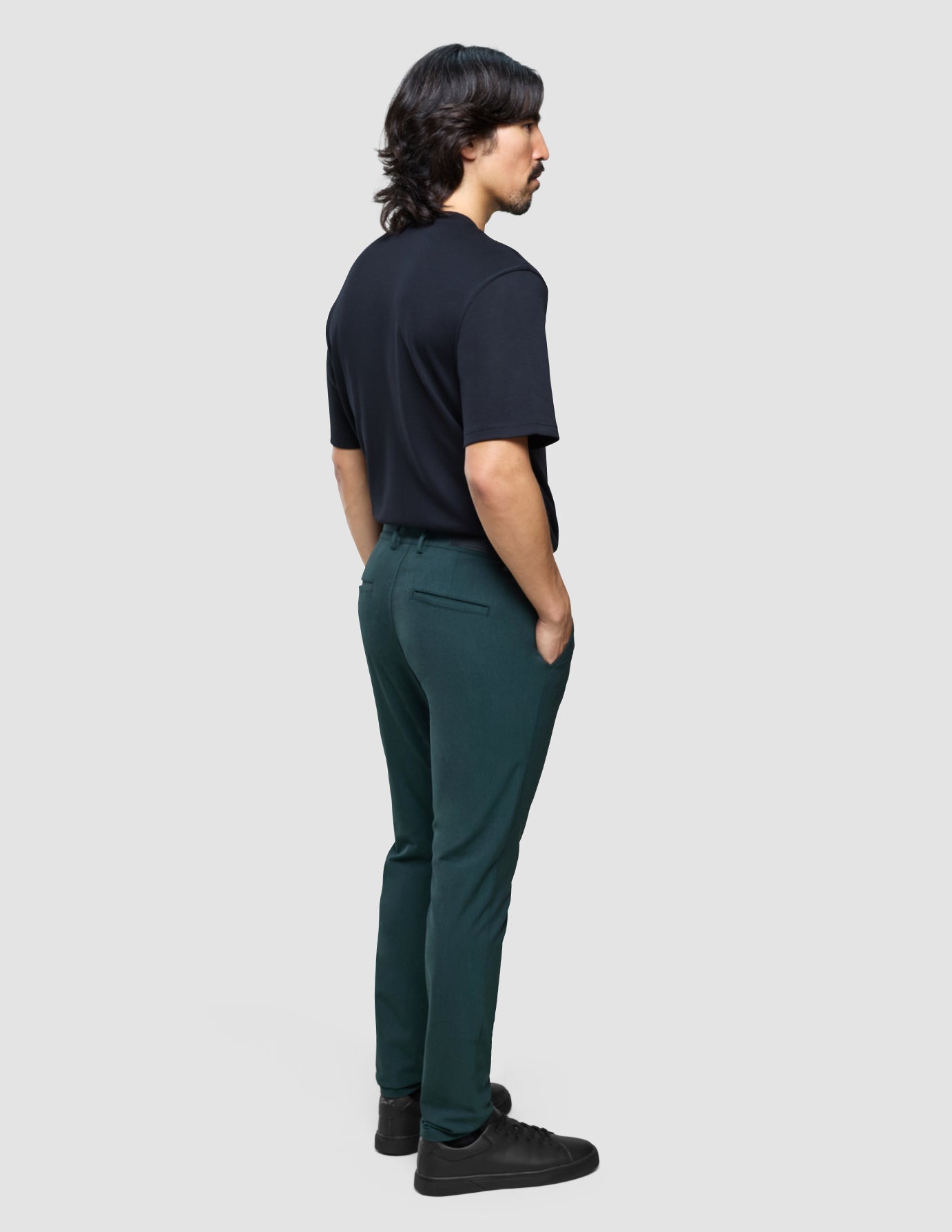 Essential Pants Slim Pine Green