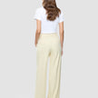 Women Essential Pants Wide Misty Yellow