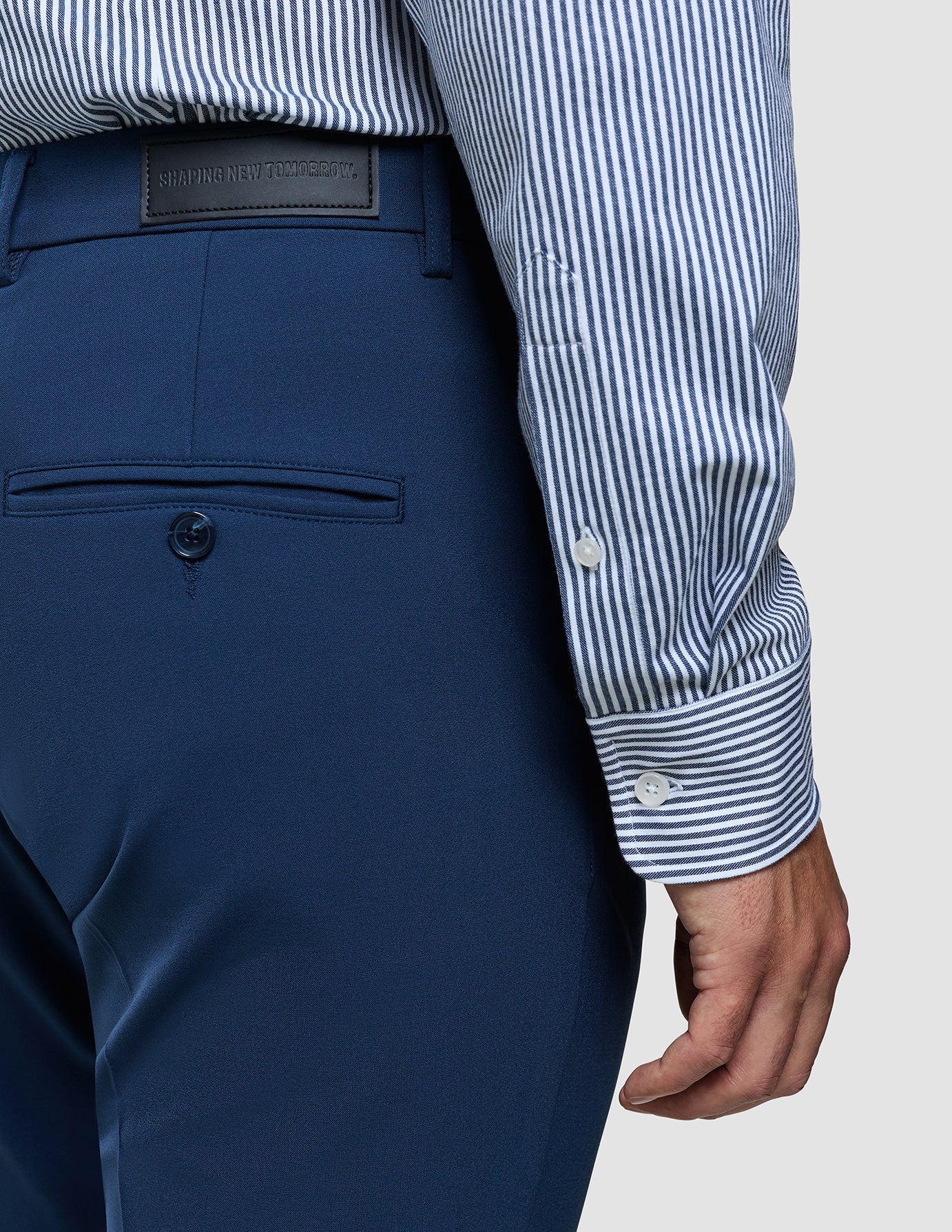 Essential Suit Pants Slim Marine Blue